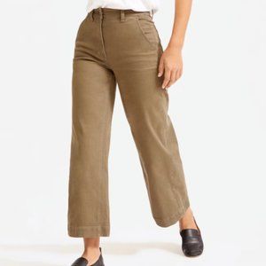 Everlane Original Wide Leg Crop Jean in Ochre | Size 00